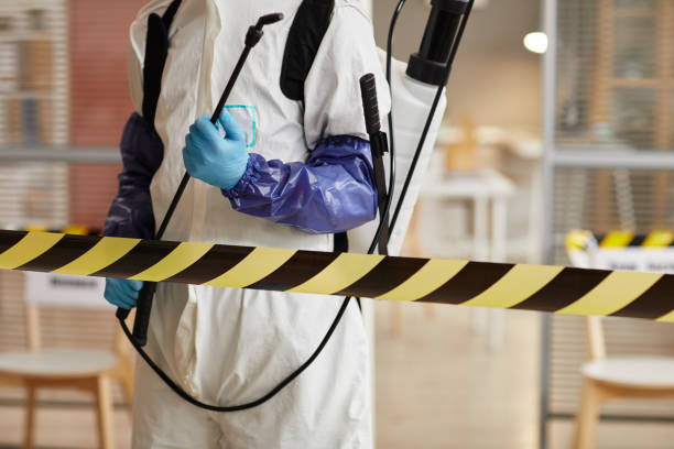 Professional Sewage Cleanup technician working in Oceanport, NJ